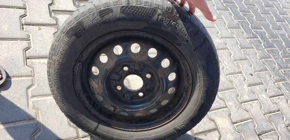 Диск зі сталі з резиною r14, 4х114,3