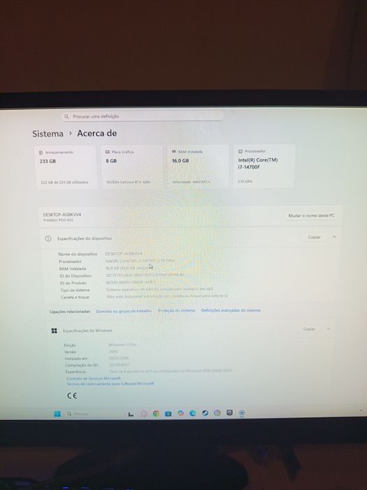 PC gaming Acer predator