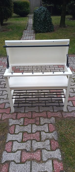 Garderoba z siedzeniem i wieszakami+ poduszki