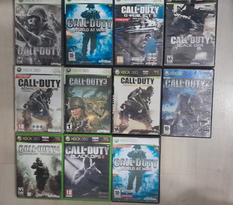Гра  call of duty на  Xbox 360