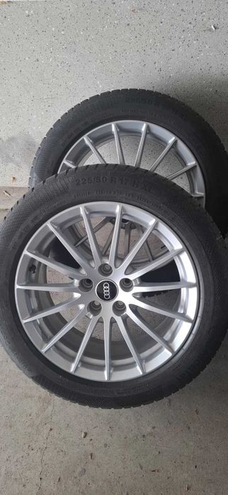 Komplet oryginalnych felg Audi Kute 17". 5x112