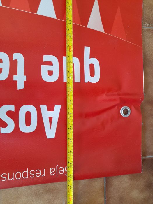 Lona Super Bock - tela da cerveja- S. João Porto e Braga - publicidade