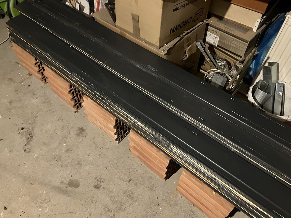 Podbitka dachowa malowana antracytowa RAL 7016 - świerk skandynawski