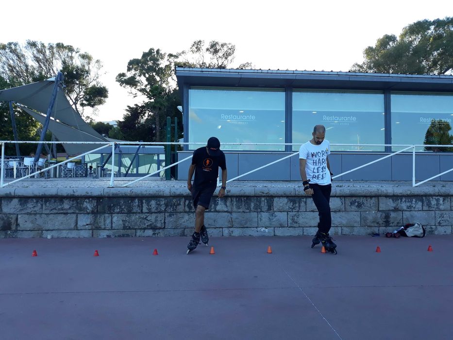 Aulas de patinagem em linha em Braga — slalom e iniciantes