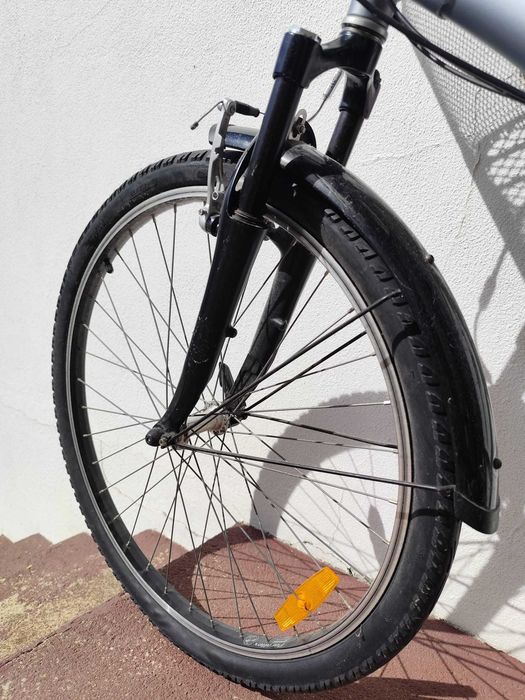 Bicicleta cinzenta de mulher B-TWIN original 500