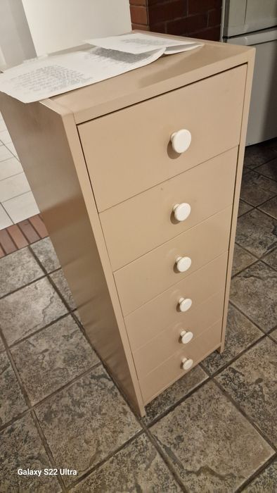 Komoda waska 6 szuflad