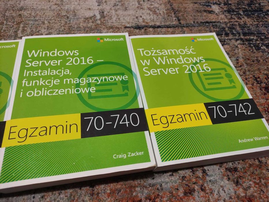 Windows Server 2016. Materiały do nauki do egzaminu.
