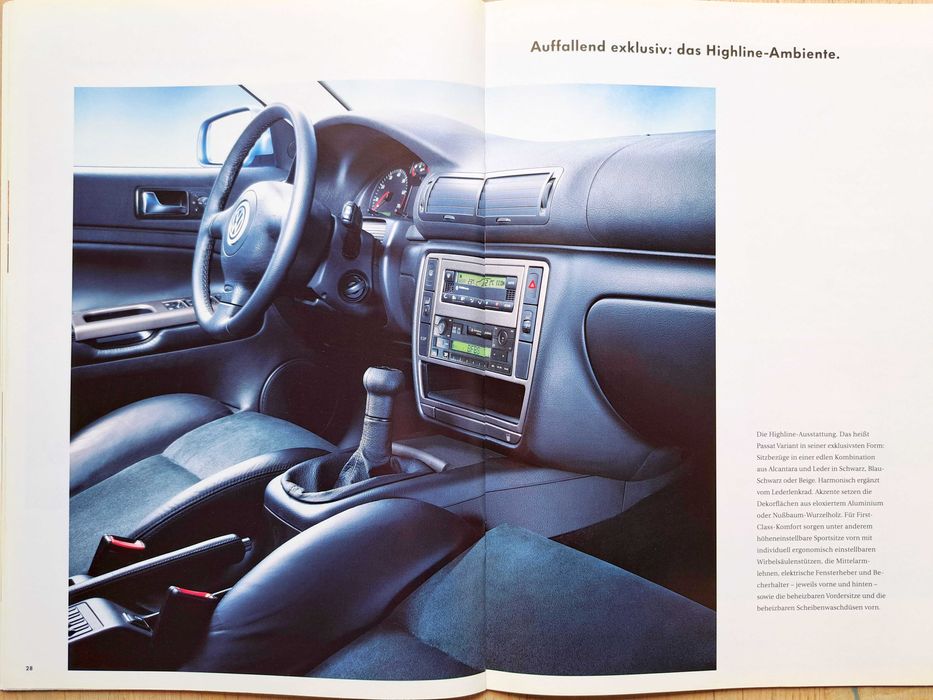 VW Passat B5 Variant '99+Sedan '00-2 prospekty 174str przesyłka GRATIS
