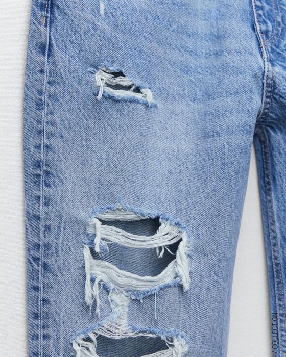 Джинсы рваные Зара Zara 36