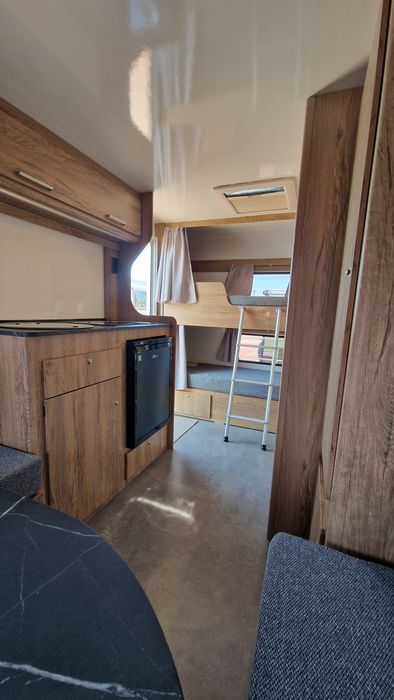 N-LAZUR Niewiadów Nowa Przyczepa Kempingowa 4 os PROMO. 1zł OGRZEWANIE