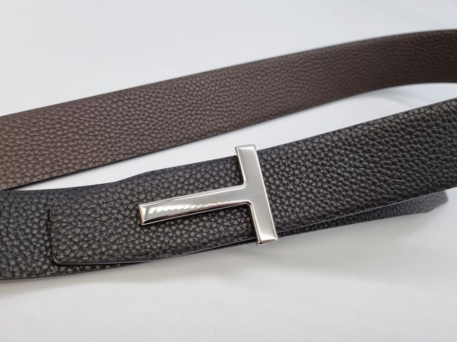 Двухсторонній ремінь Tom Ford   ремень том форд коричневий ремень