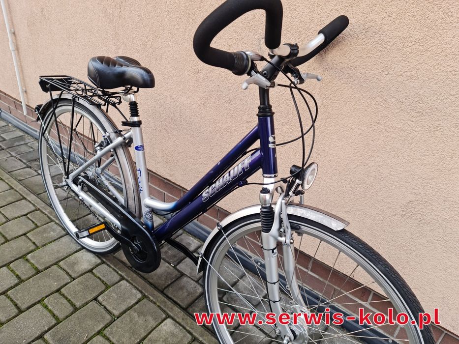 Rower damski damka SCHAUFF koła 28 SHIMANO NEXUS aluminium rabat