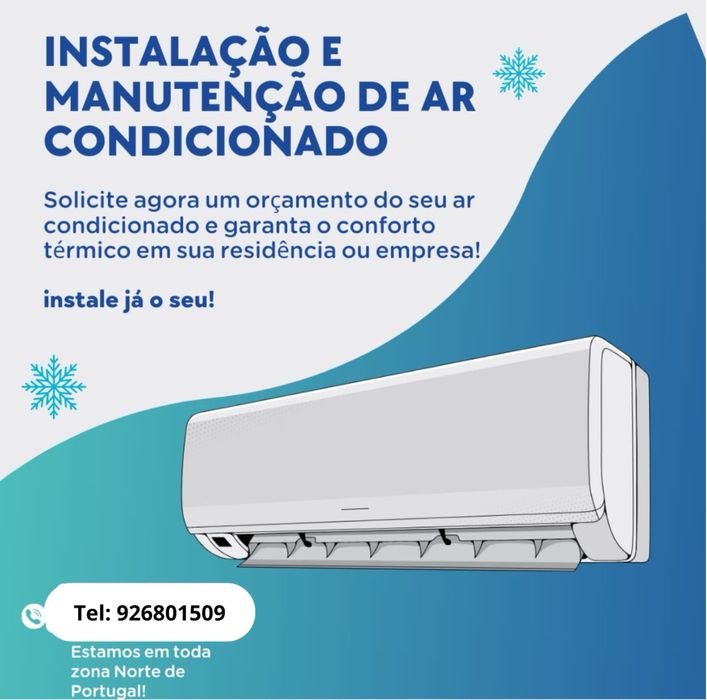 Instalacão de ar condicionados