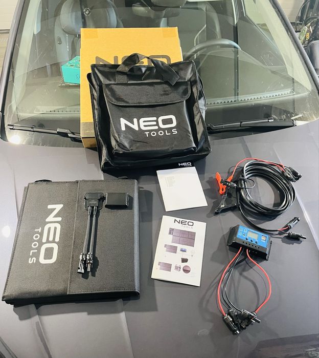 Neo Tools Panel słoneczny, przenośny, ładowarka 120W