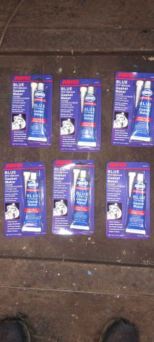 Синій силіконовий герметик, для прокладок. Герметик. ABRO