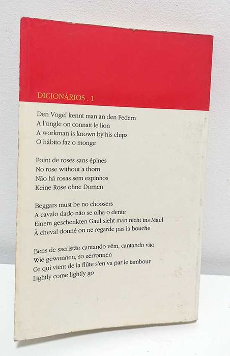 Dicionário de Provérbios (Alemão, Francês, Inglês, Português)