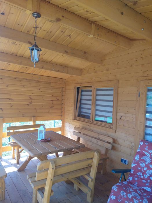 Wynajmę domek drewniany nad jeziorem w Powidzu