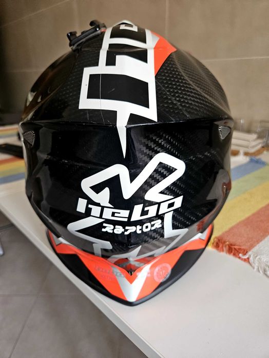 Capacete motocross hebo