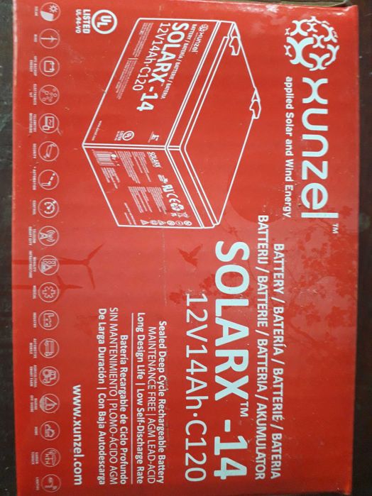 Baterias solar 12V NOVAS de longa duração Xunzel  desde 10€