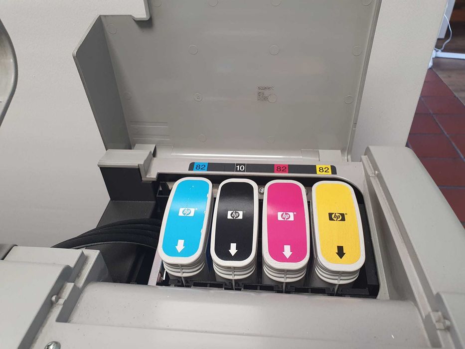 Ploter HP designjet 500 C7770B do A0, 128 MB, głowice i zestaw tuszy