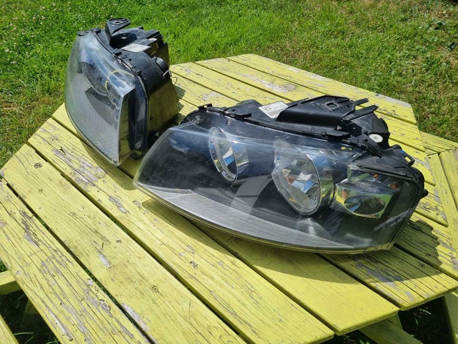 AUDI A3 8P (03-08)- LAMPY przednie przód LEWA i PRAWA oryginalne AL