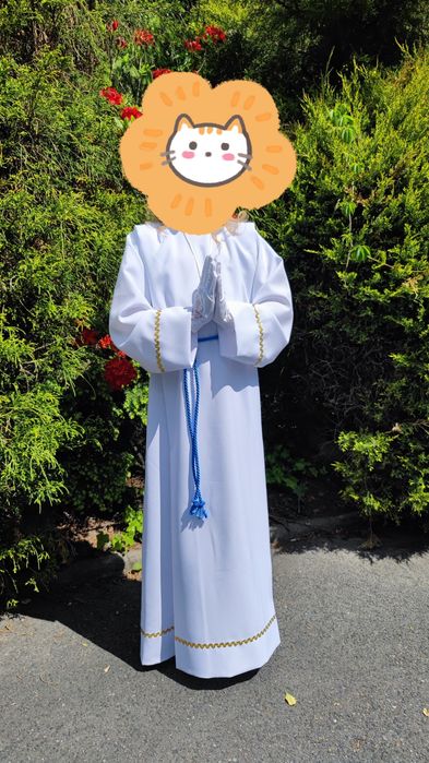 Alba, wianek, rękawiczki zestaw komunijny Gratisy