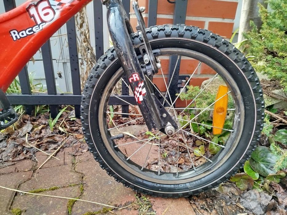 Rower dziecięcy uchwyt drążek do nauki Kross Racer 16"