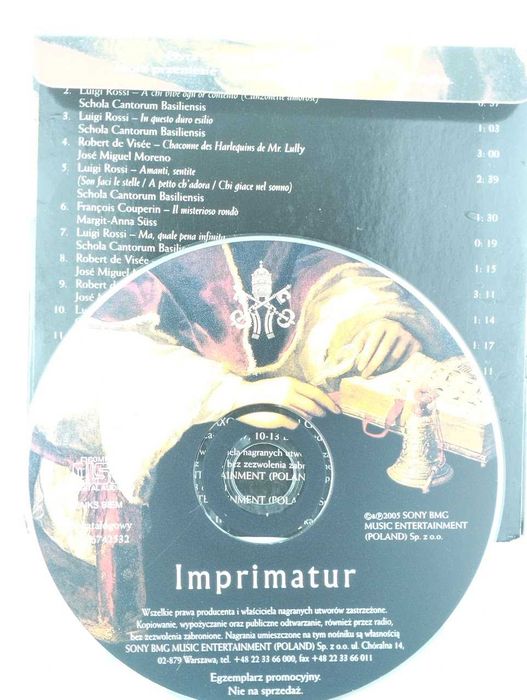 Imprimatur płyta CD