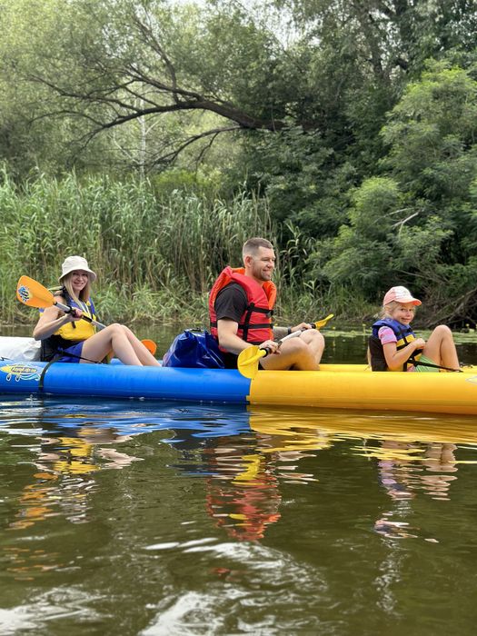 Нова, якісна тремісна байдарка, каяк тремісний каяк на троих