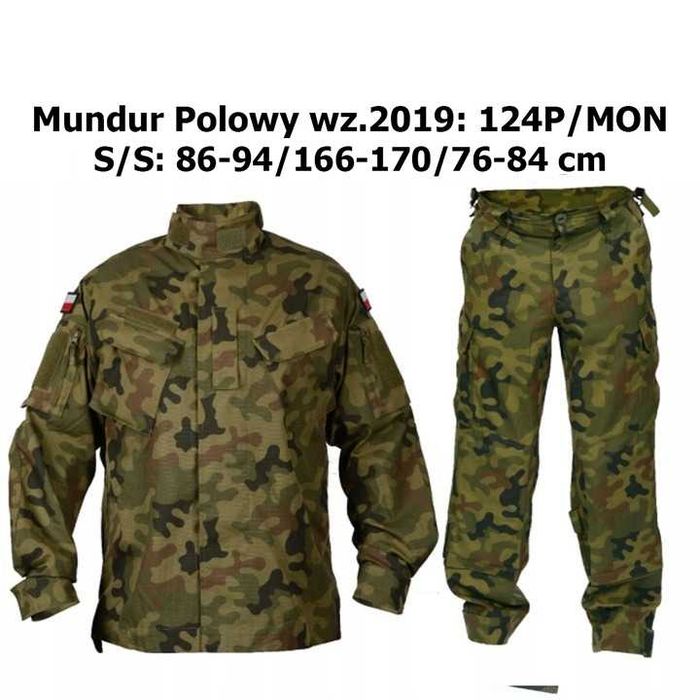 Mundur Polowy wz. 2019: 124P/MON rozm. S/S