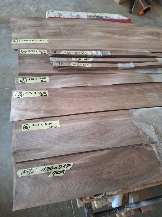 Naturalny obłóg- orzech amerykański i obrzeże z orzecha amerykańskiego