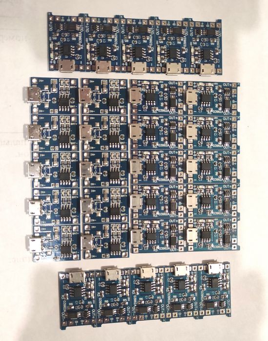 Плата заряду-розряду TP4056 акумуляторів (роз'єм type C, micro USB)