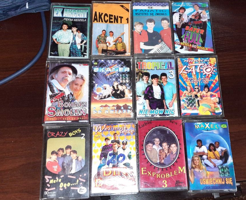 Kasety magnetofonowe akcent Skaner disco polo