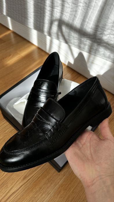 Жіночі лофери Massimo Dutti, натуральна шкіра, розмір 42
