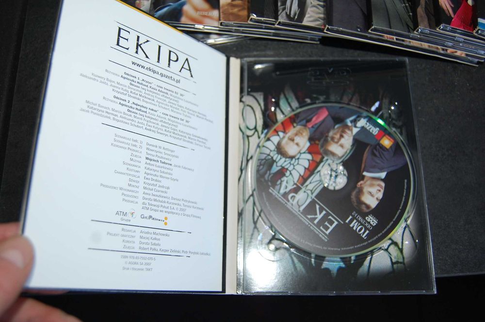 Ekipa - box 13 płyt DVD -stan bardzo dobry