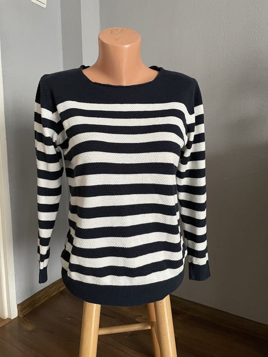 Pull&Bear sweter w paski r.S