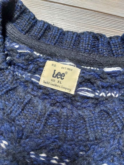 Wełniany sweter męski Lee XL