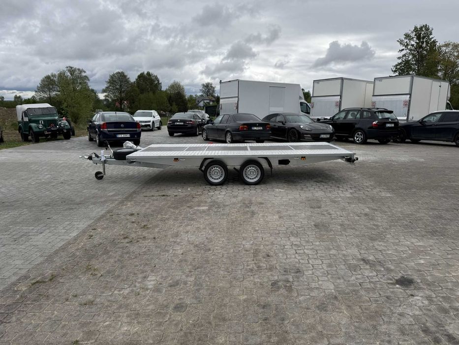 Płaska platforma 450x210cm 2700kg nowa laweta Niewiadów Mars fv 23% leasing raty