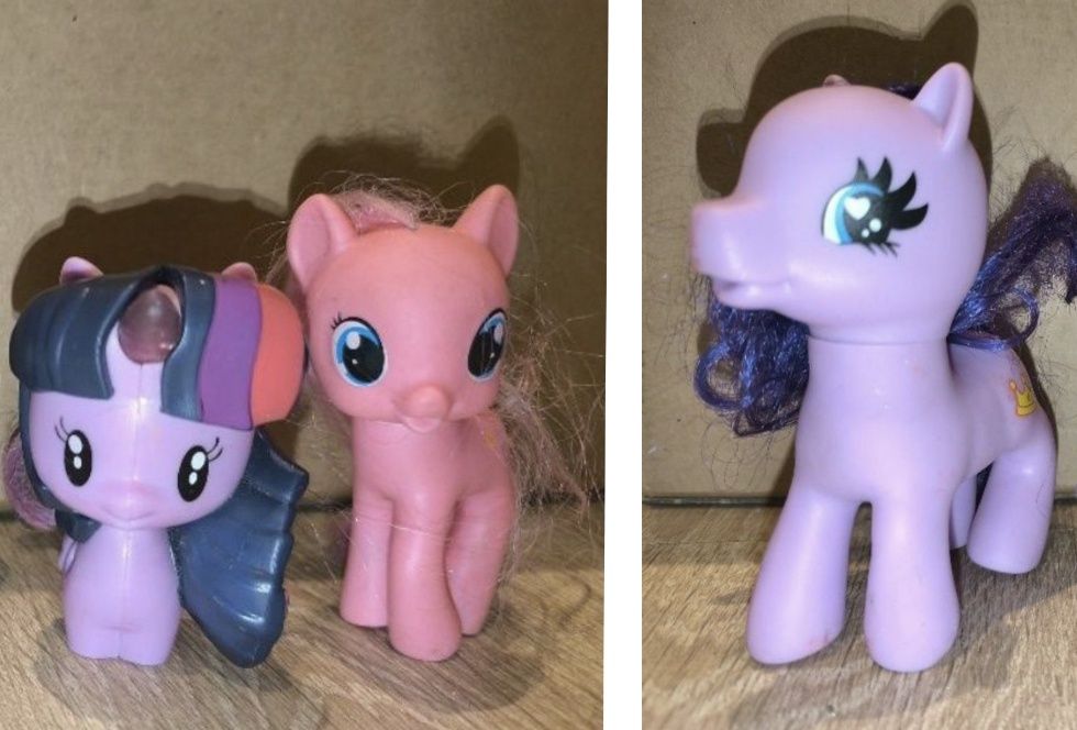 2 kucyki+Świecący Jednorożec