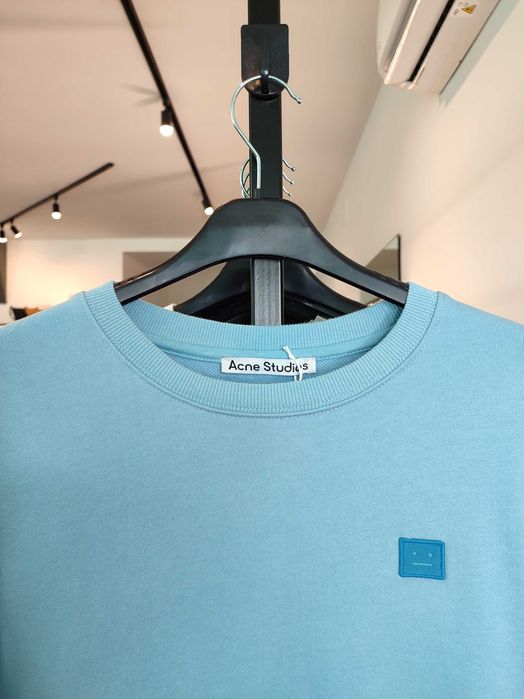Світшот Acne Studios Crewneck Sweatshirt Blue