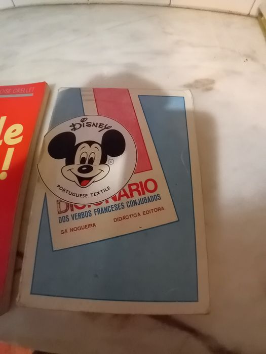 Conjunto de 2 Livros Gramática/Dicionário Francês
