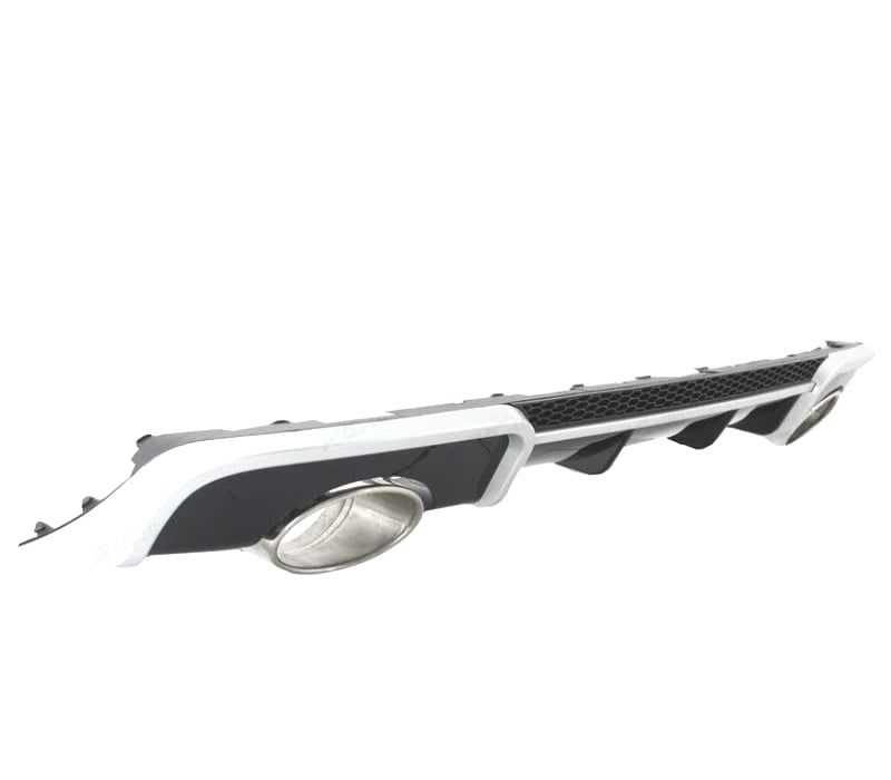 DIFUSOR PARACHOQUES TRASEIRO AUDI A3 8V 12-16 LOOK RS3 + PONTEIRAS