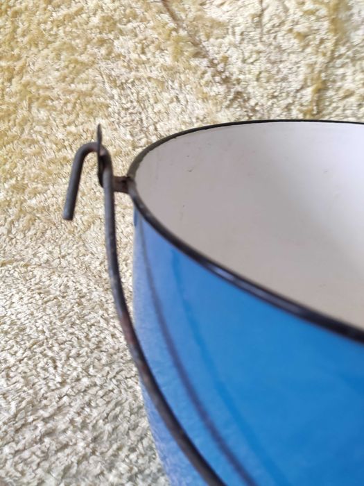 Большое эмальведро и кастрюля, БУ винтаж Польша (Киев)