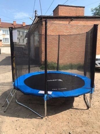 Оригінал! Батут Sky jump 140/183/252/312 см funfit! Польша!