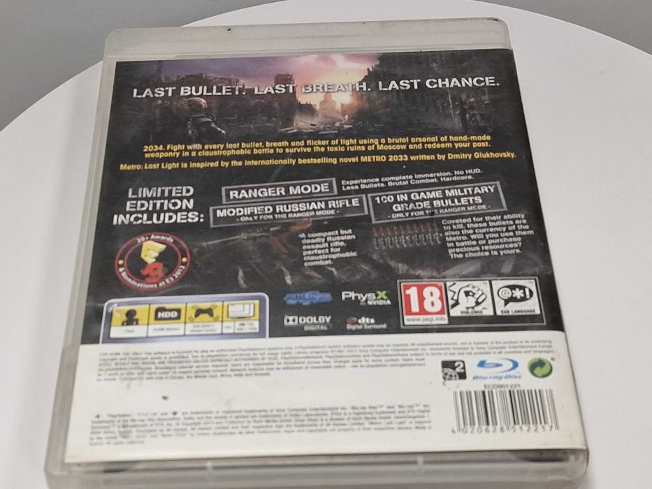 Metro Last Light PS3 Sklep Zamiana