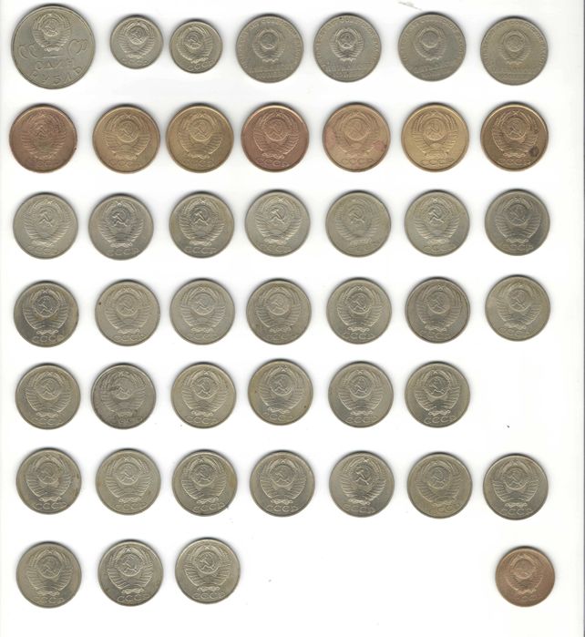 Продам монеты  СССР 65-90 годы
