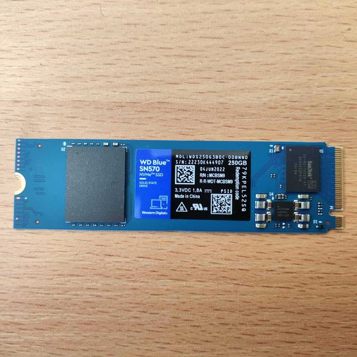 Акція! WD Blue SN570 250GB NVMe — Швидкий SSD M.2 для апгрейду ПК та ноутбука