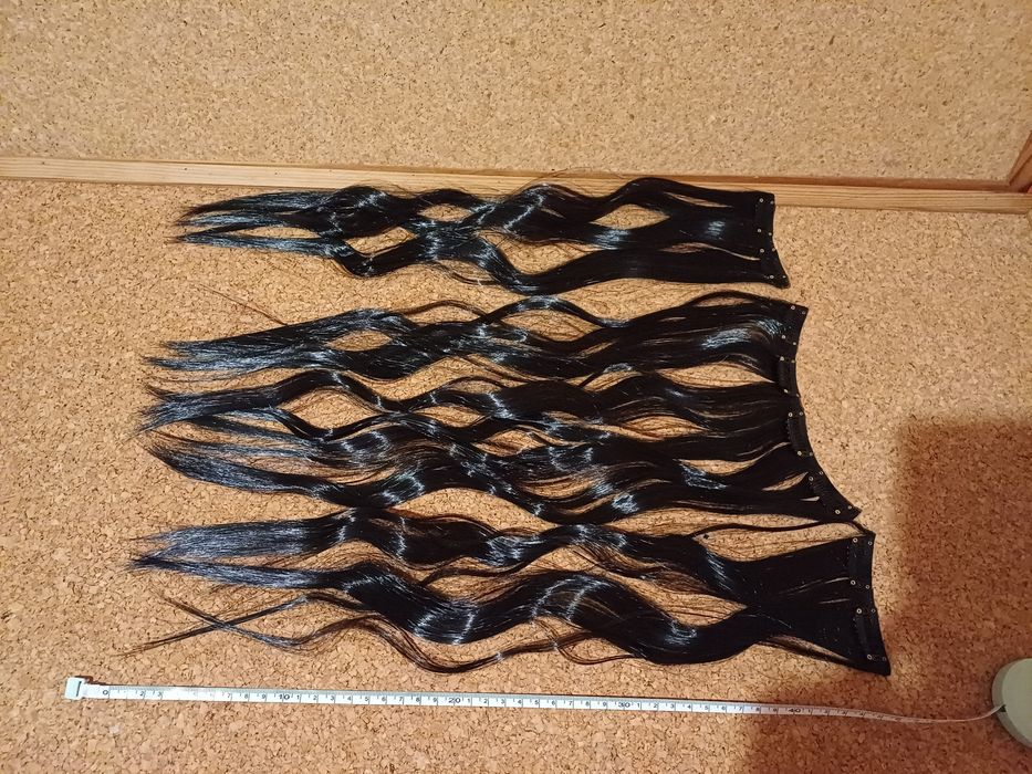 Extensão de cabelo com clips. Novo.