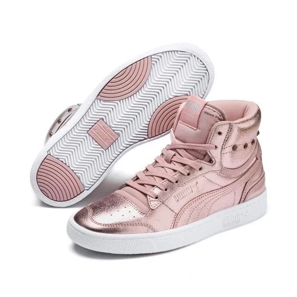 Шкіряні демісезонні хайтопи черевики ботинки хайтопы Пума Puma 39 25.5