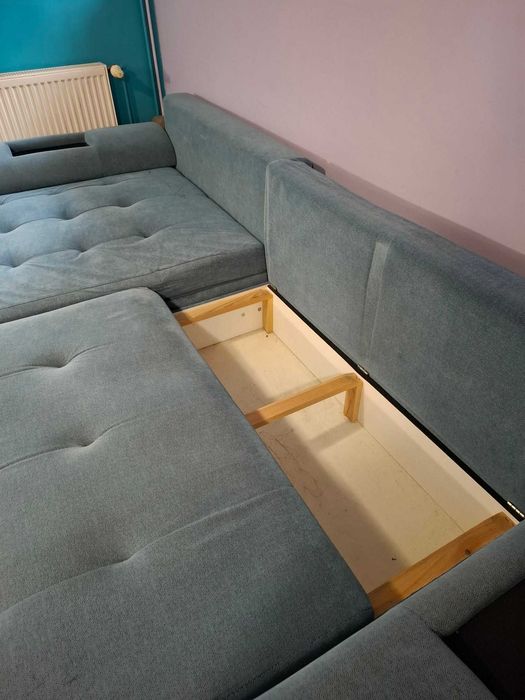 Narożnik-kanapa bardzo duży